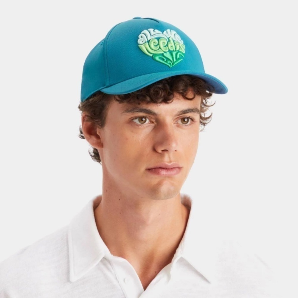 G/FORE All We Need Is Golf Snapback hat teal blue one size
